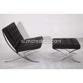 Replika Barcelona Leather Lounge Chair